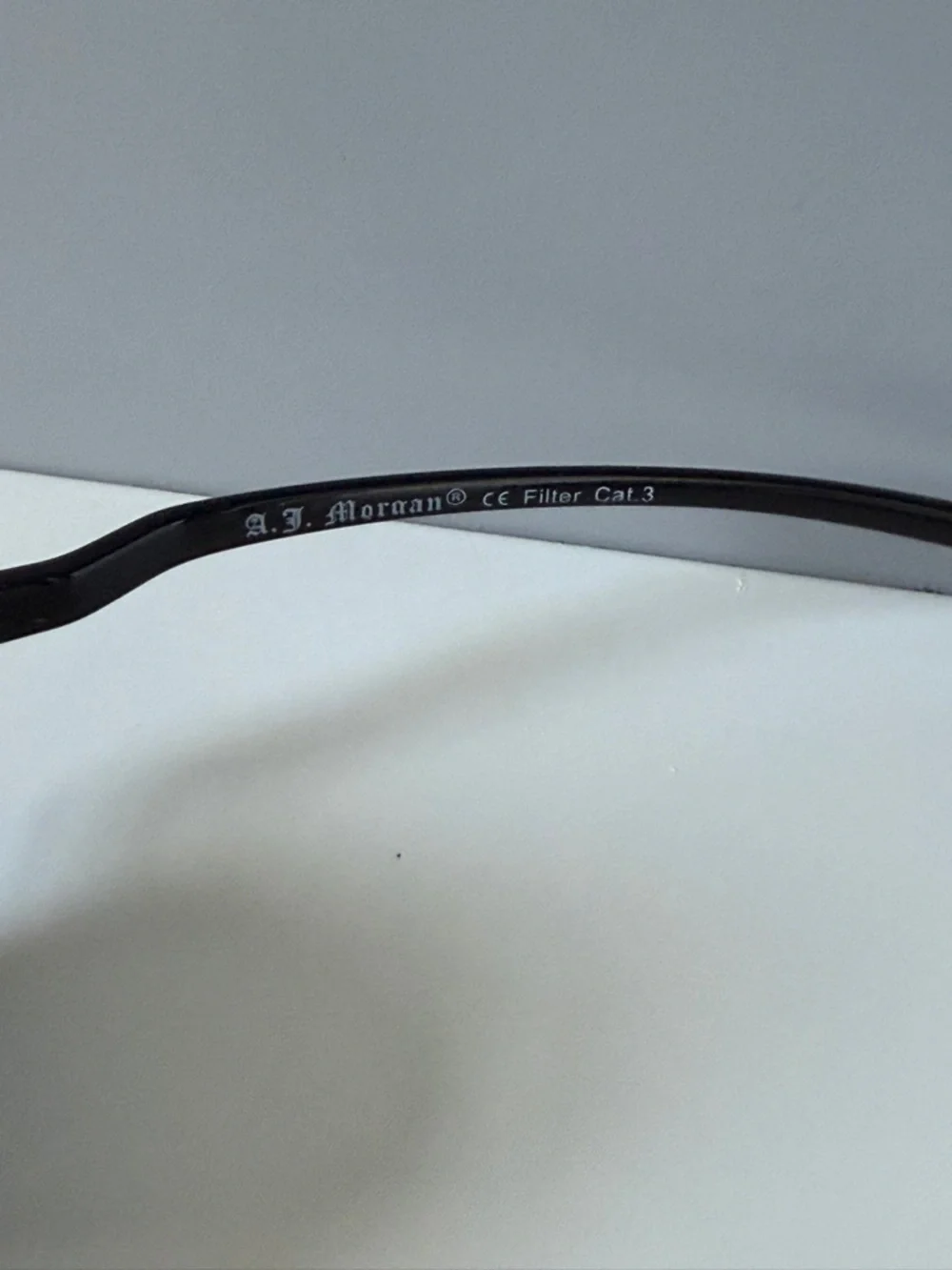 ASOS AJ Morgan avant garde cyberpunk little black round lens sun glasses